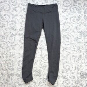 Prana Textured Yoga Athletic Leggings Charcoal Scrunched Legs Size‎ Medium